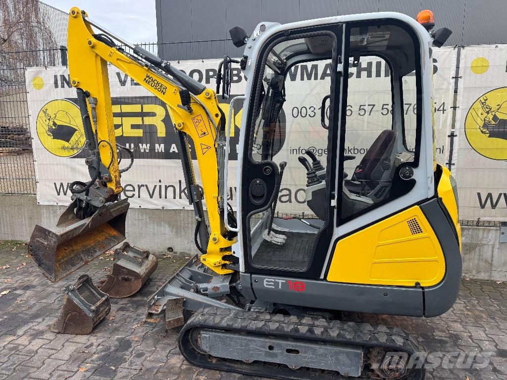 Wacker Neuson ET 18 Mini ekskavatörler, 7 tona dek