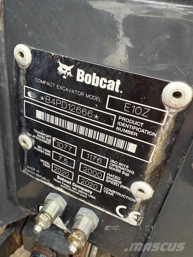 Bobcat E 10z Mini ekskavatörler, 7 tona dek