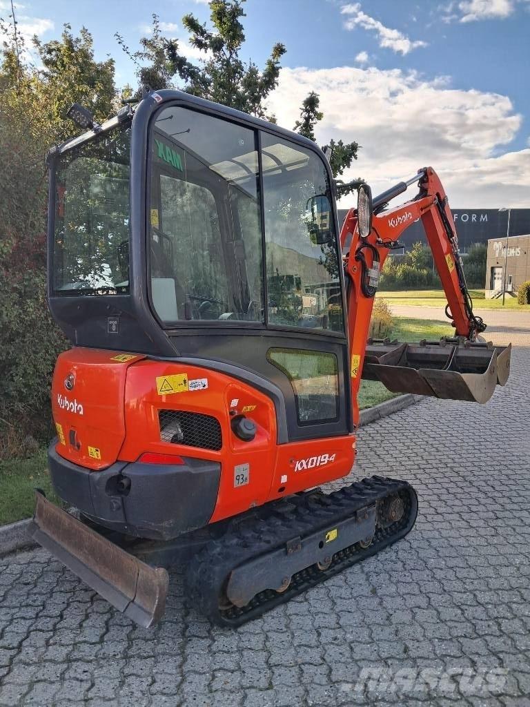 Kubota KX019-4 Mini ekskavatörler, 7 tona dek