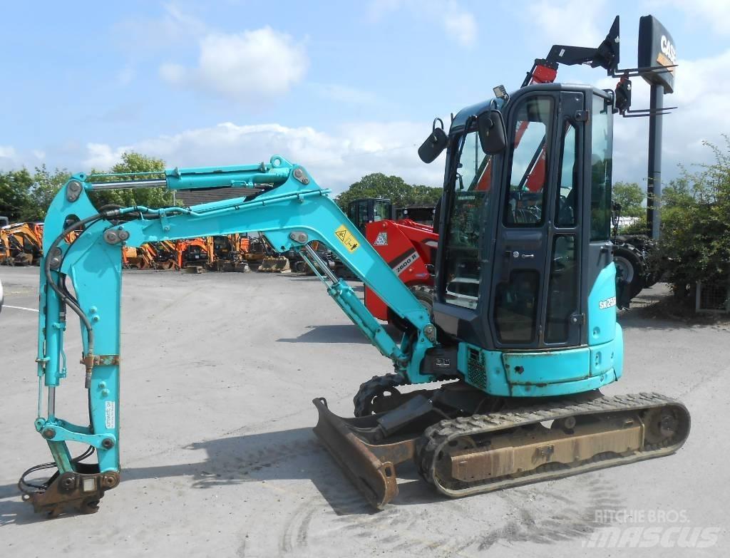 Kobelco SK 25 SR Mini ekskavatörler, 7 tona dek