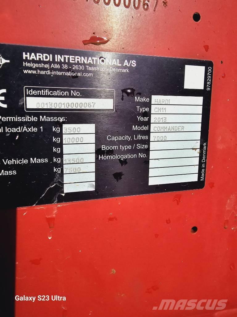 Hardi Commander 7000 Çekilir pülverizatörler