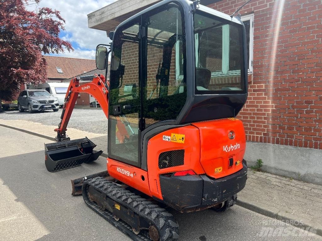 Kubota KX 019-4 Mini ekskavatörler, 7 tona dek