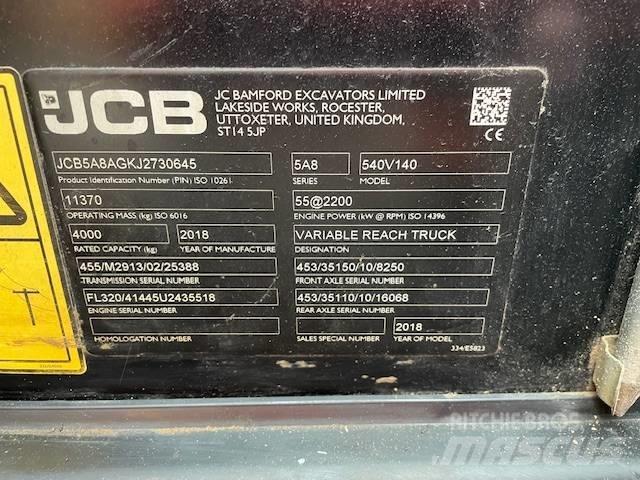 JCB 540-140 Teleskopik yükleyiciler