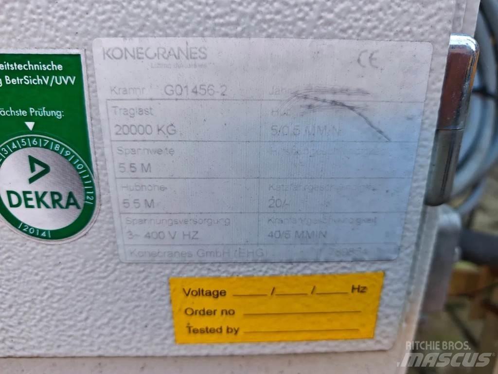 Konecranes 20 Ton Köprü ve Portal Vinçler
