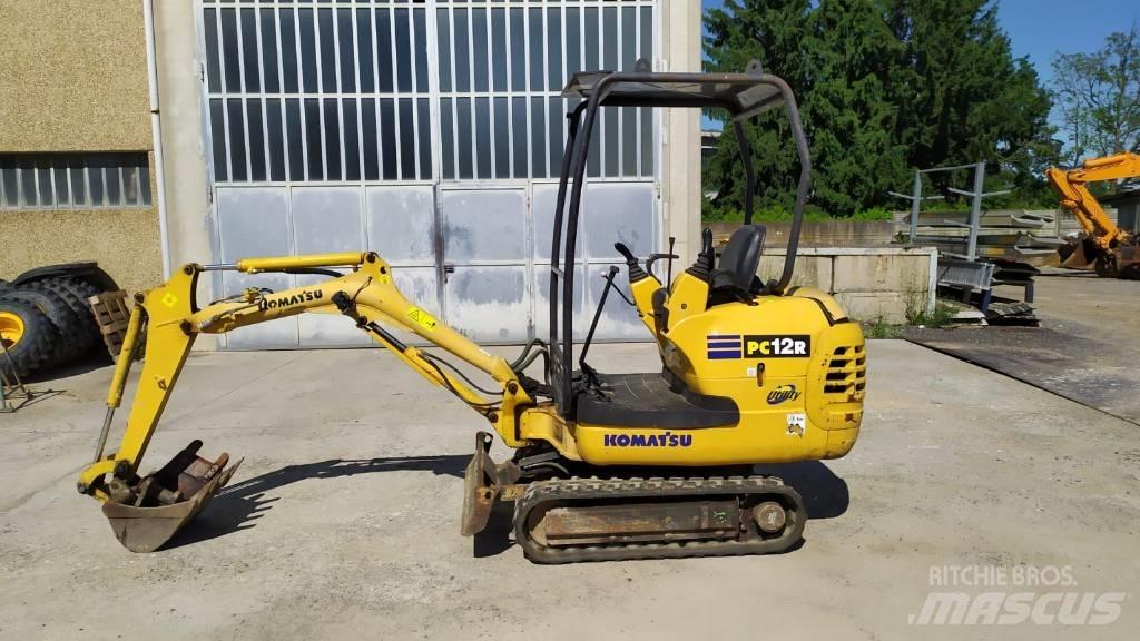 Komatsu PC 12 R-8 Mini ekskavatörler, 7 tona dek