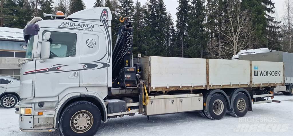 Scania R420 Araç üzeri vinçler