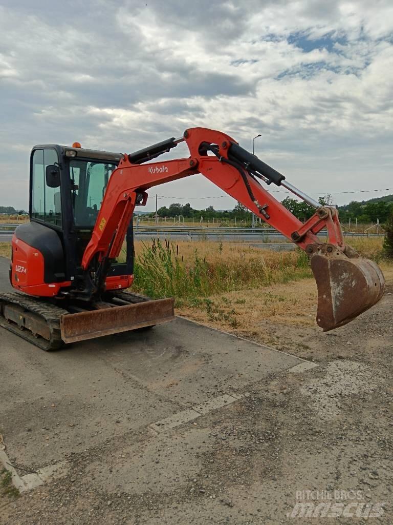 Kubota U 27-4 Mini ekskavatörler, 7 tona dek