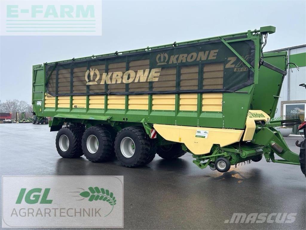 Krone zx 560 gl Hububat/Silaj Römorkları
