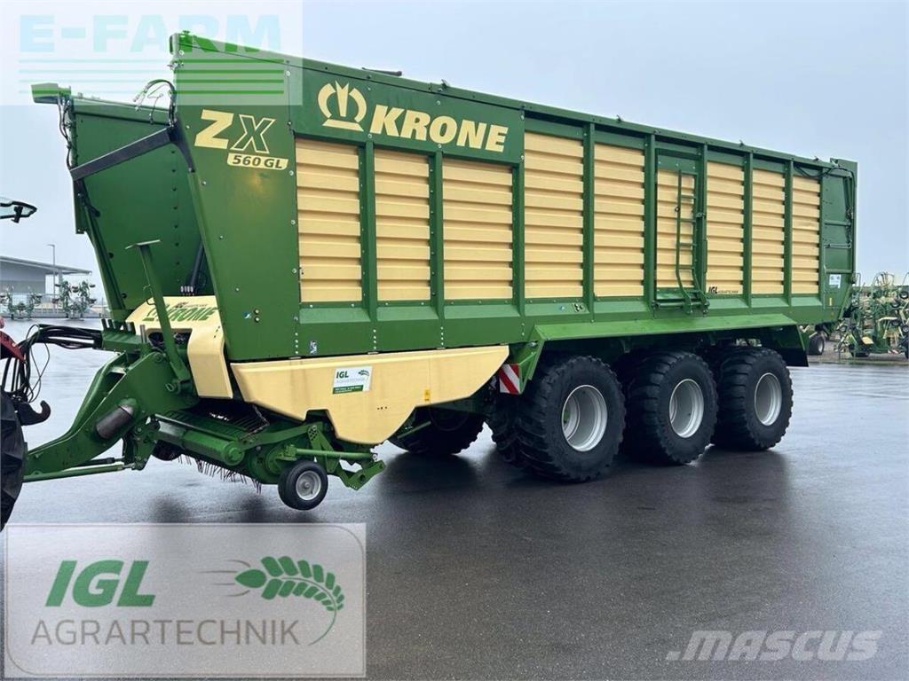 Krone zx 560 gl Hububat/Silaj Römorkları