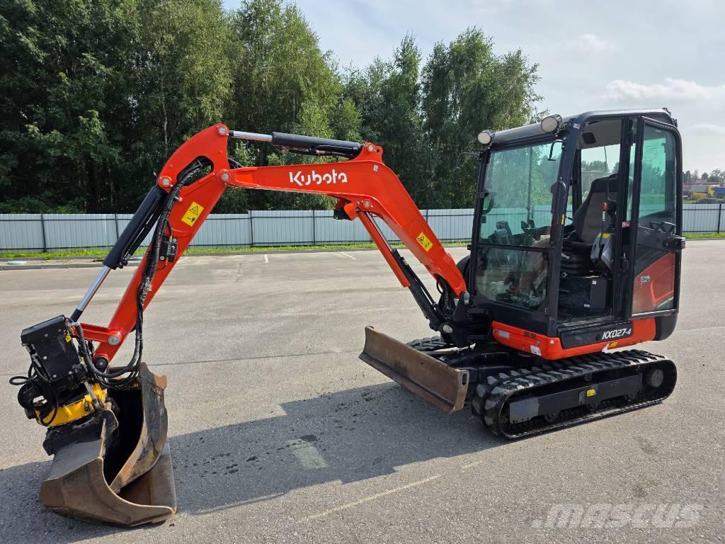 Kubota KX 027-4 Mini ekskavatörler, 7 tona dek