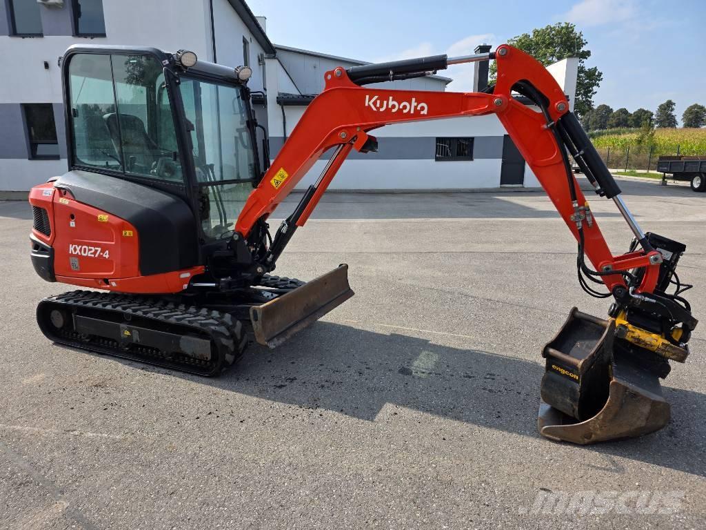 Kubota KX 027-4 Mini ekskavatörler, 7 tona dek
