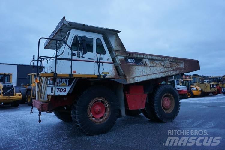 CAT 769 D Yol disi kaya kamyonu