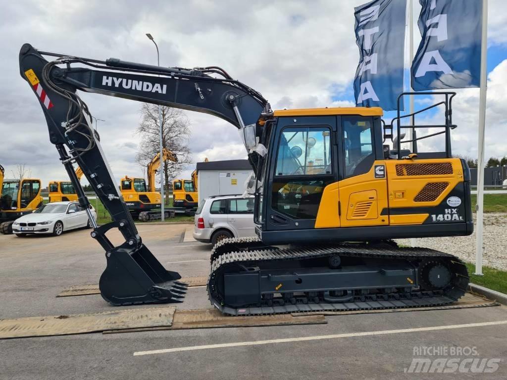 Hyundai HX140AL Paletli ekskavatörler