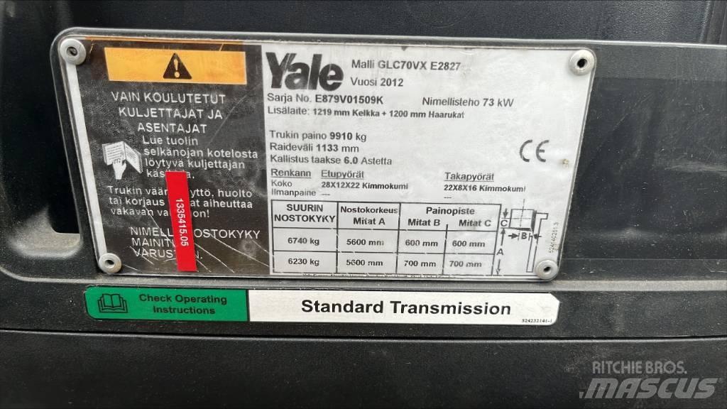 Yale GLP 70 GC LPG'li forkliftler