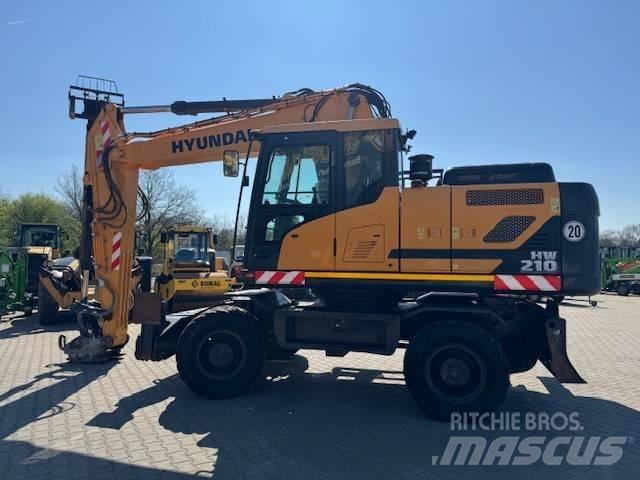 Hyundai HW 210 Lastik tekerli ekskavatörler
