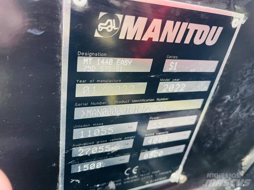 Manitou MT 1440 Easy Teleskopik yükleyiciler