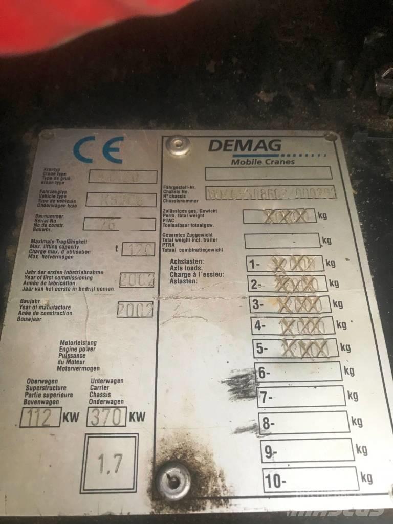 Demag AC 120 Yol-Arazi Tipi Vinçler (AT)