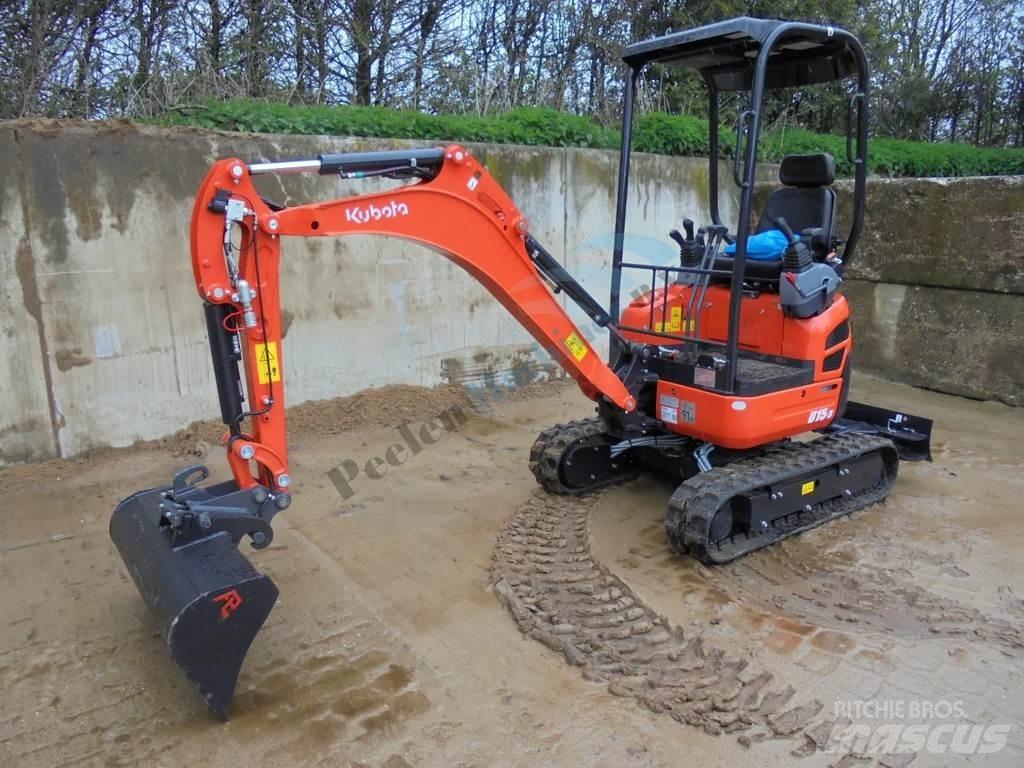 Kubota U 15-3 Mini ekskavatörler, 7 tona dek