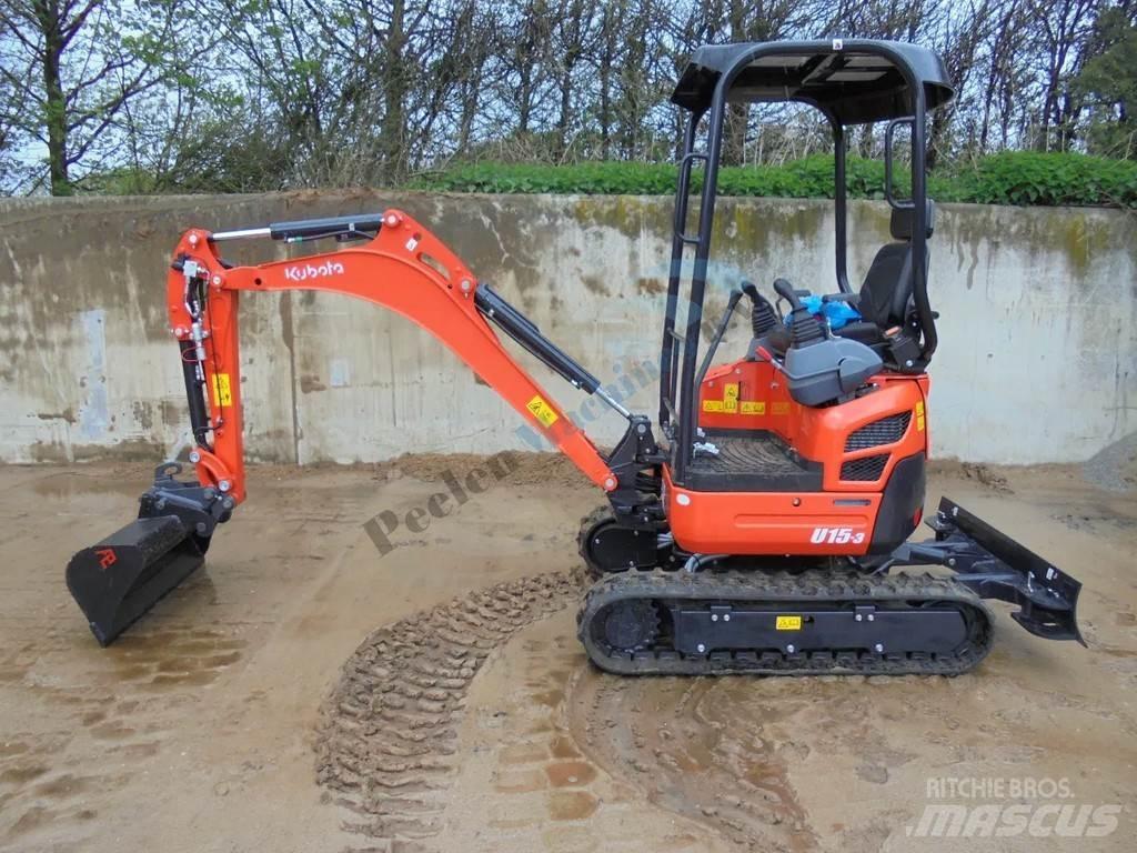 Kubota U 15-3 Mini ekskavatörler, 7 tona dek