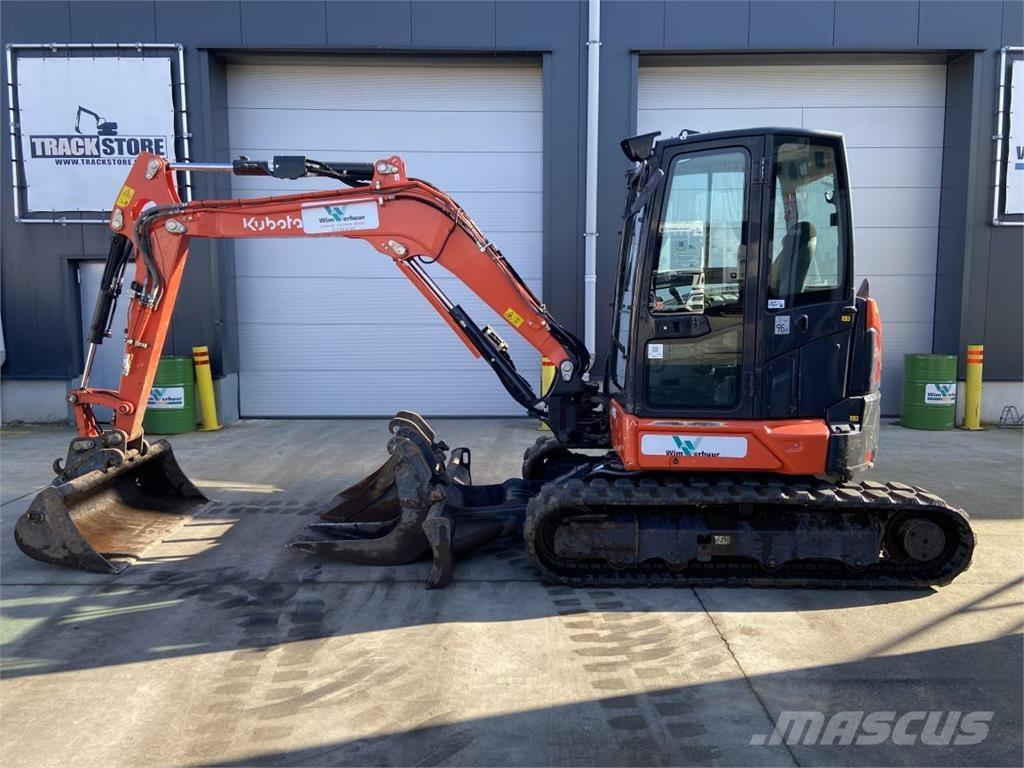 Kubota U50-5 (5020) Mini ekskavatörler, 7 tona dek