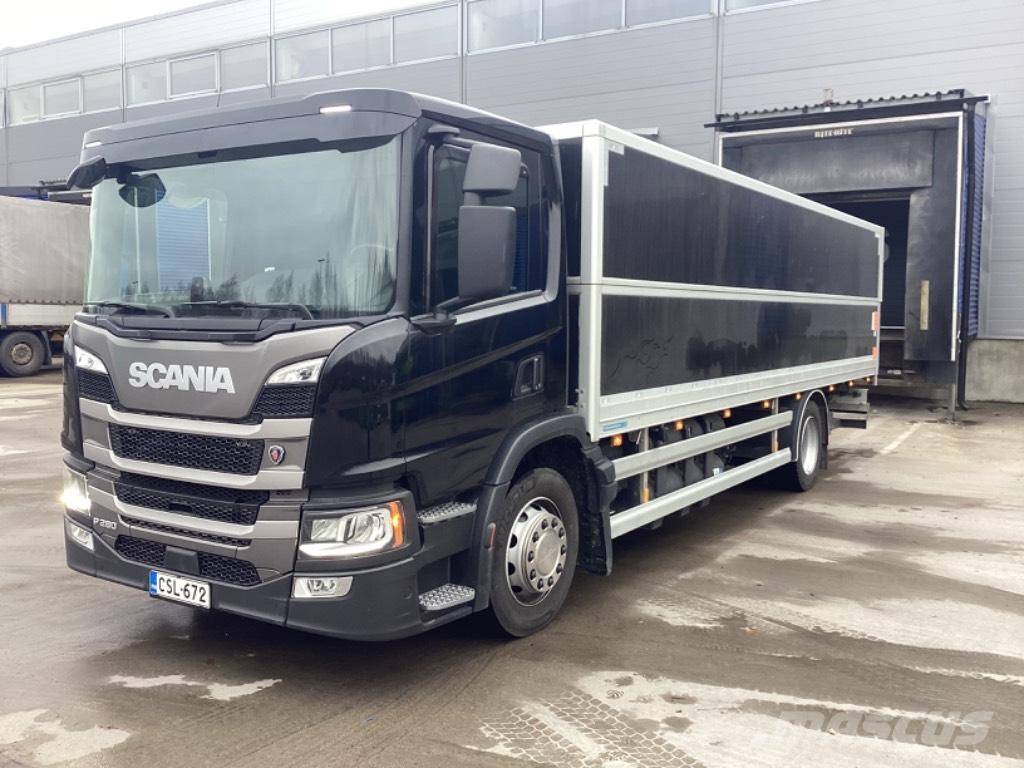 Scania P 280 CNG Kapali kasa kamyonlar
