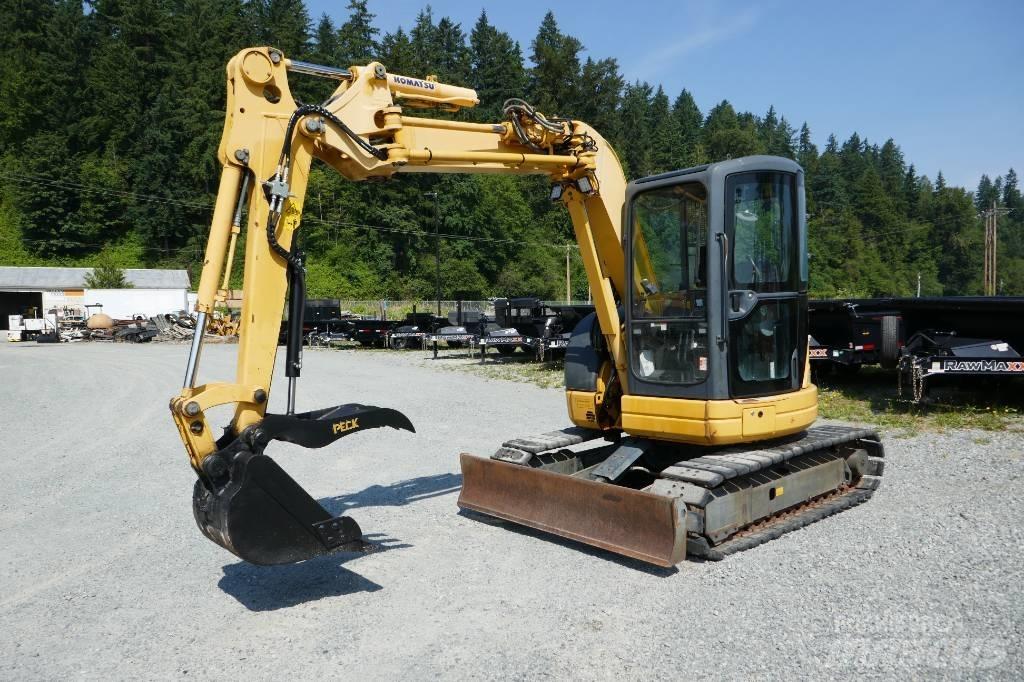 Komatsu PC58UU-5 Mini ekskavatörler, 7 tona dek