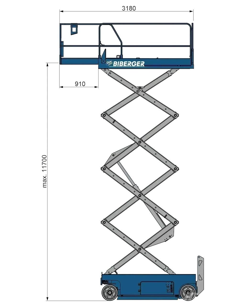 Genie GS 4047 Makasli platformlar