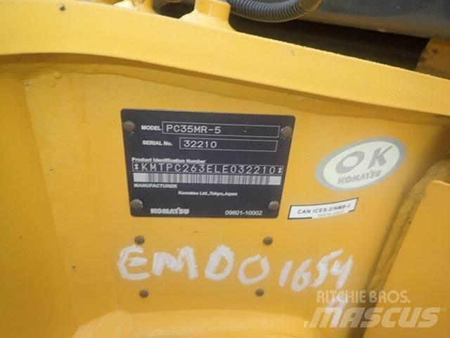 Komatsu PC35MR-5 Mini ekskavatörler, 7 tona dek