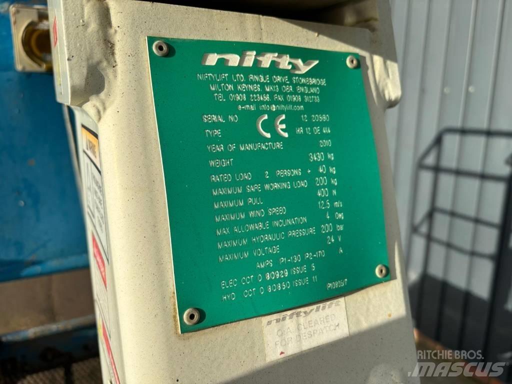 Niftylift HR 12 Körüklü personel platformları