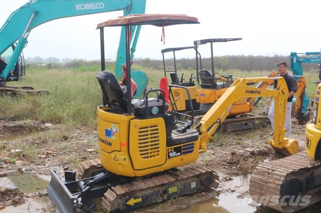 Komatsu PC 18 MR Mini ekskavatörler, 7 tona dek