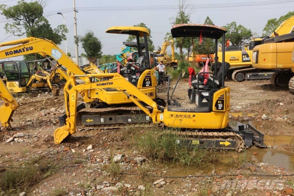 Komatsu PC 18 MR Mini ekskavatörler, 7 tona dek