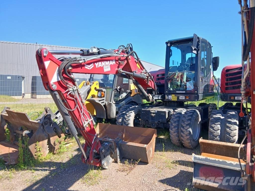 Yanmar B 75 W Lastik tekerli ekskavatörler