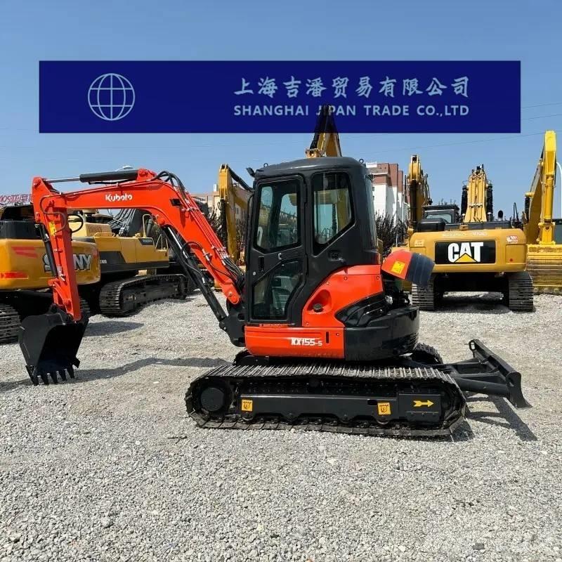 Kubota KX 155-5 Mini ekskavatörler, 7 tona dek