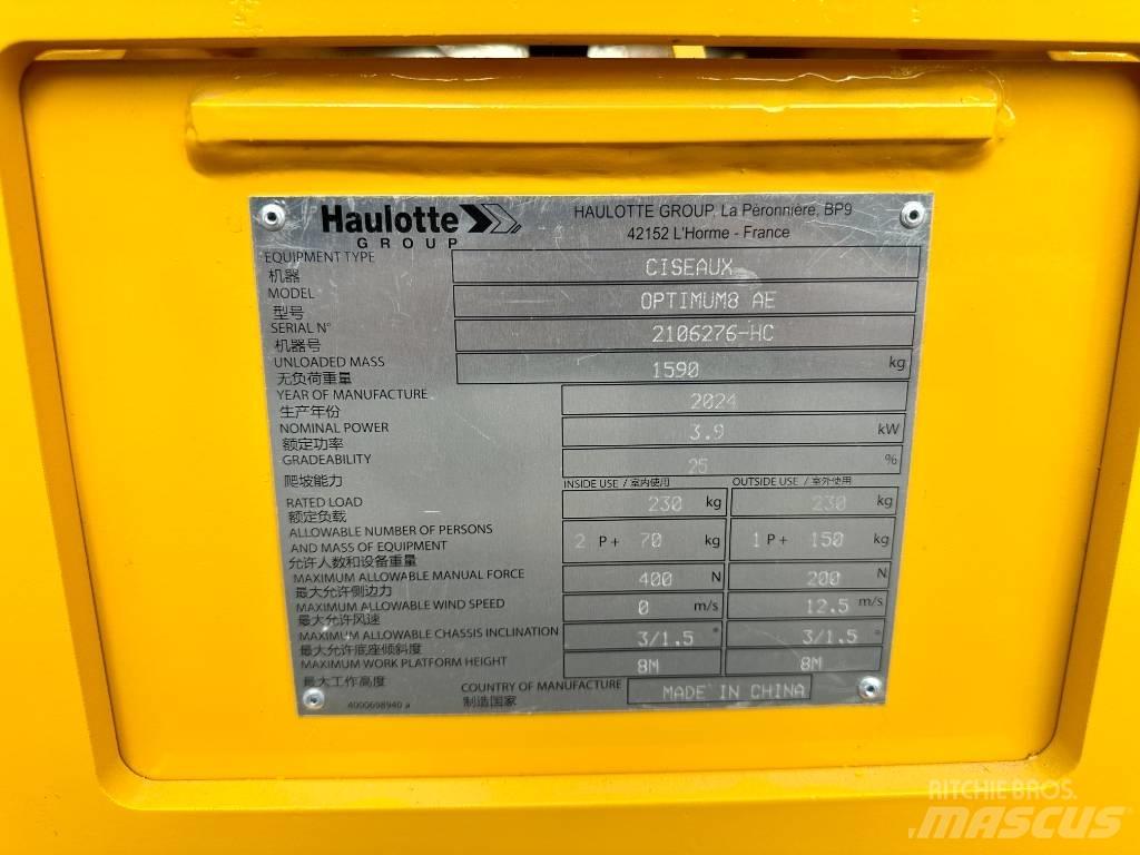 Haulotte OPTIMUM 8 Makasli platformlar