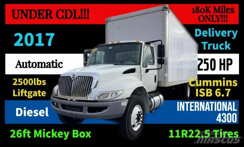International 4300 Kapali kasa kamyonlar