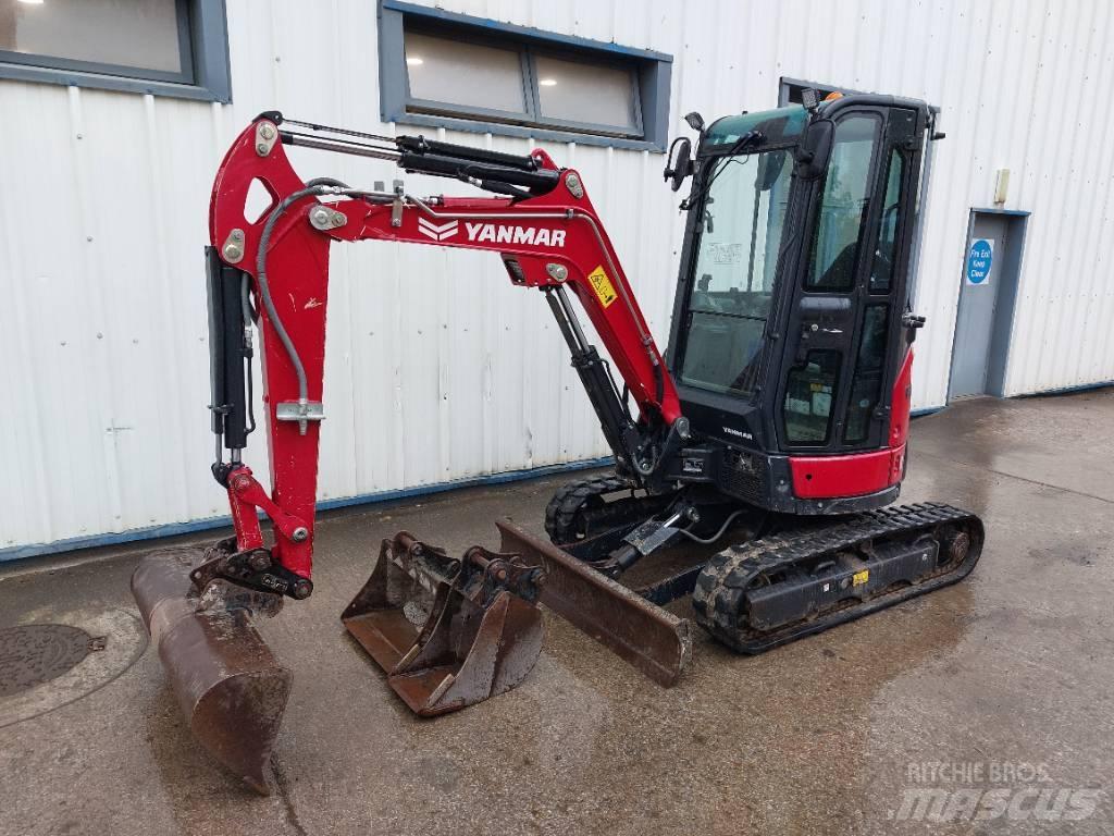 Yanmar Vio 26-6 Mini ekskavatörler, 7 tona dek