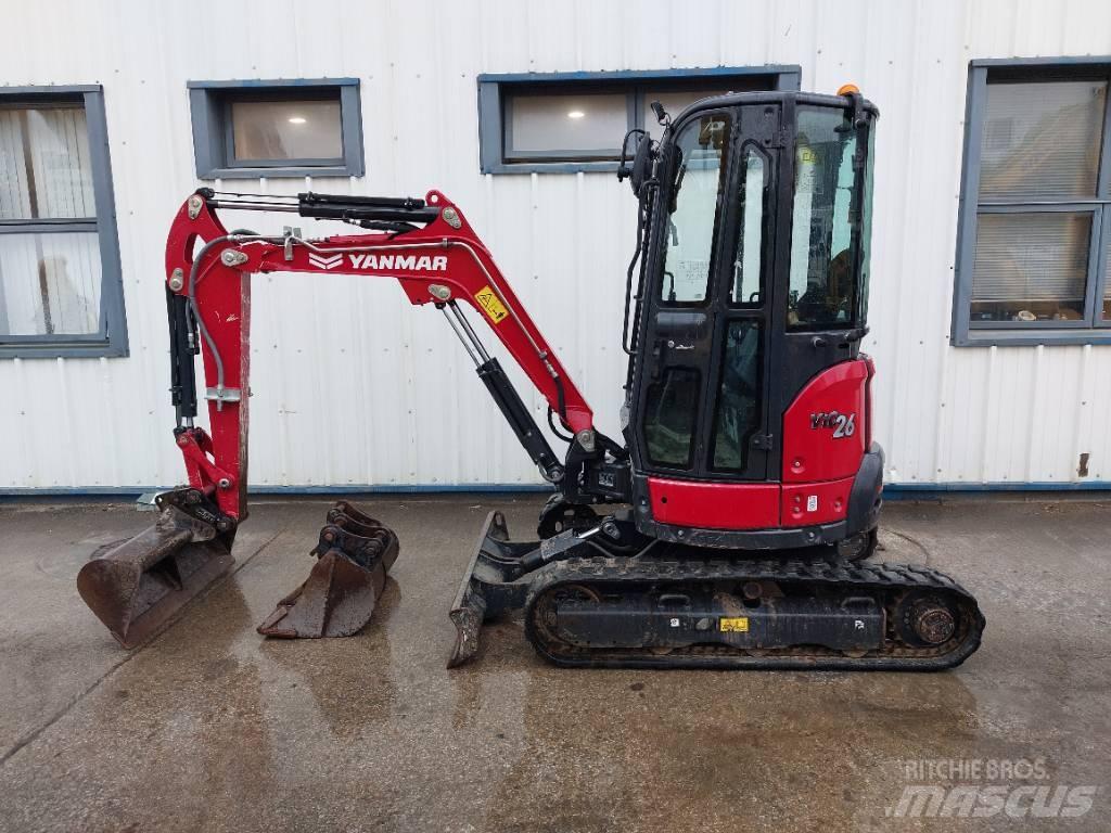 Yanmar Vio 26-6 Mini ekskavatörler, 7 tona dek