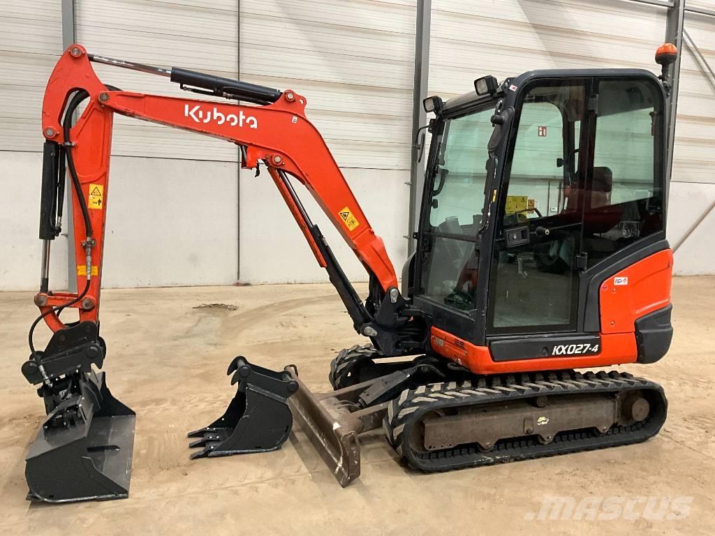Kubota KX 027-4 Mini ekskavatörler, 7 tona dek