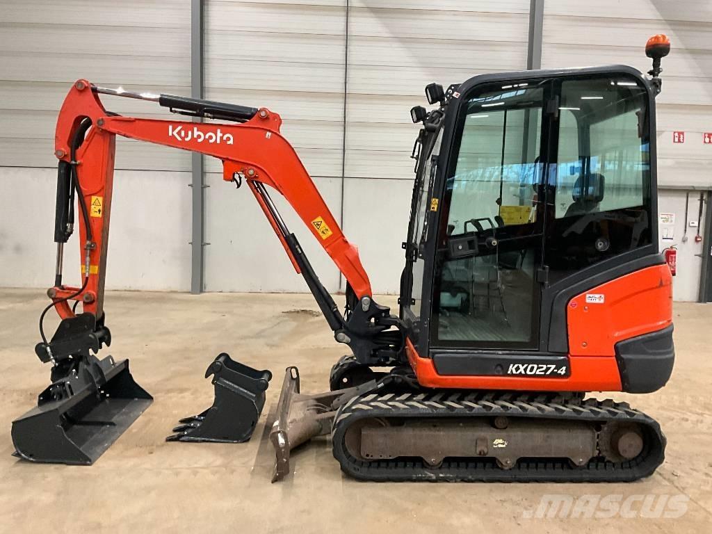 Kubota KX 027-4 Mini ekskavatörler, 7 tona dek