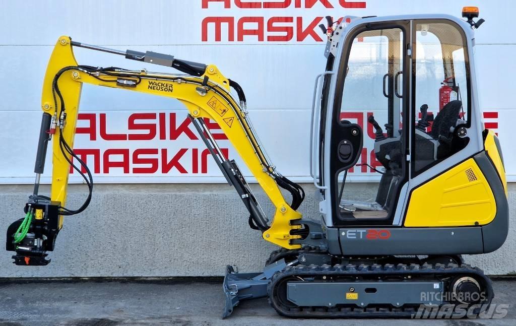 Wacker Neuson ET20 Mini ekskavatörler, 7 tona dek