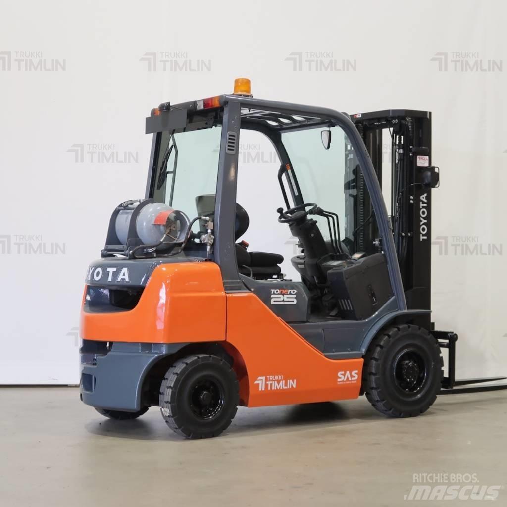 Toyota 02-8FGF25 LPG'li forkliftler