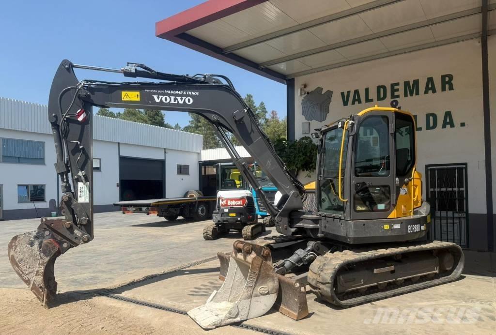 Volvo ECR 58 D Mini ekskavatörler, 7 tona dek