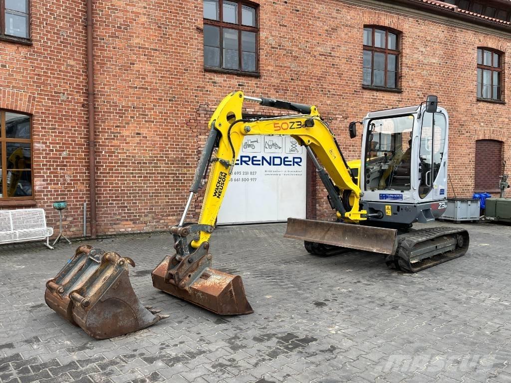 Wacker Neuson 50 Z3 Mini ekskavatörler, 7 tona dek