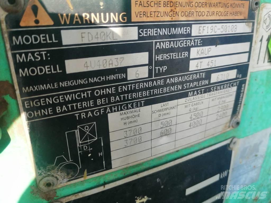 Mitsubishi FD40 Dizel forkliftler
