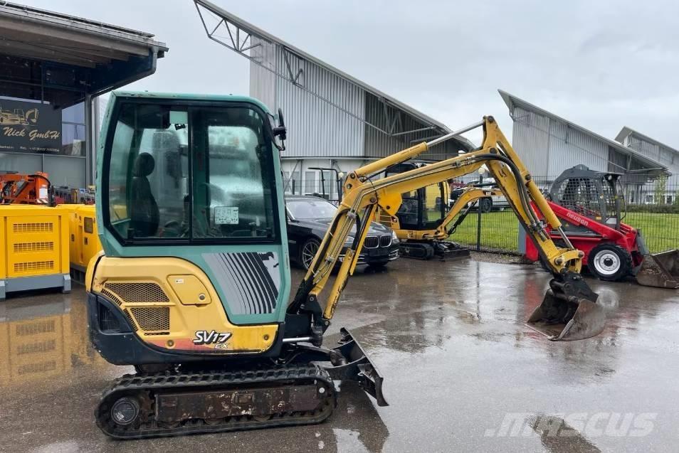 Yanmar SV 17 Mini ekskavatörler, 7 tona dek