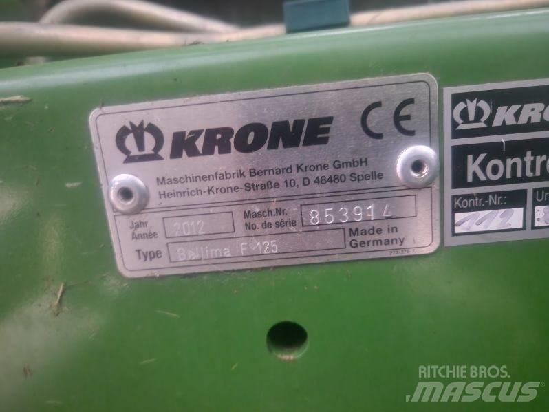 Krone Bellima F125 Rulo balya makinalari