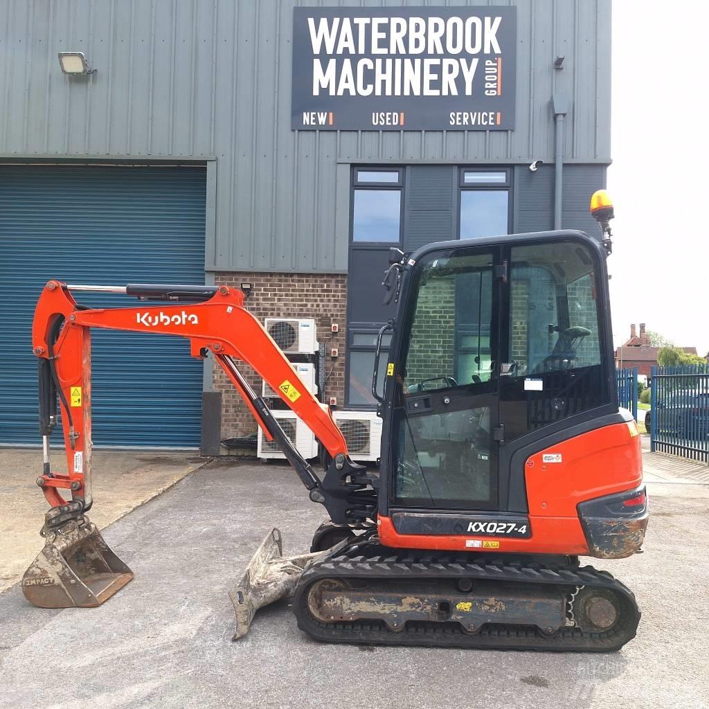 Kubota KX 027-4 Mini ekskavatörler, 7 tona dek