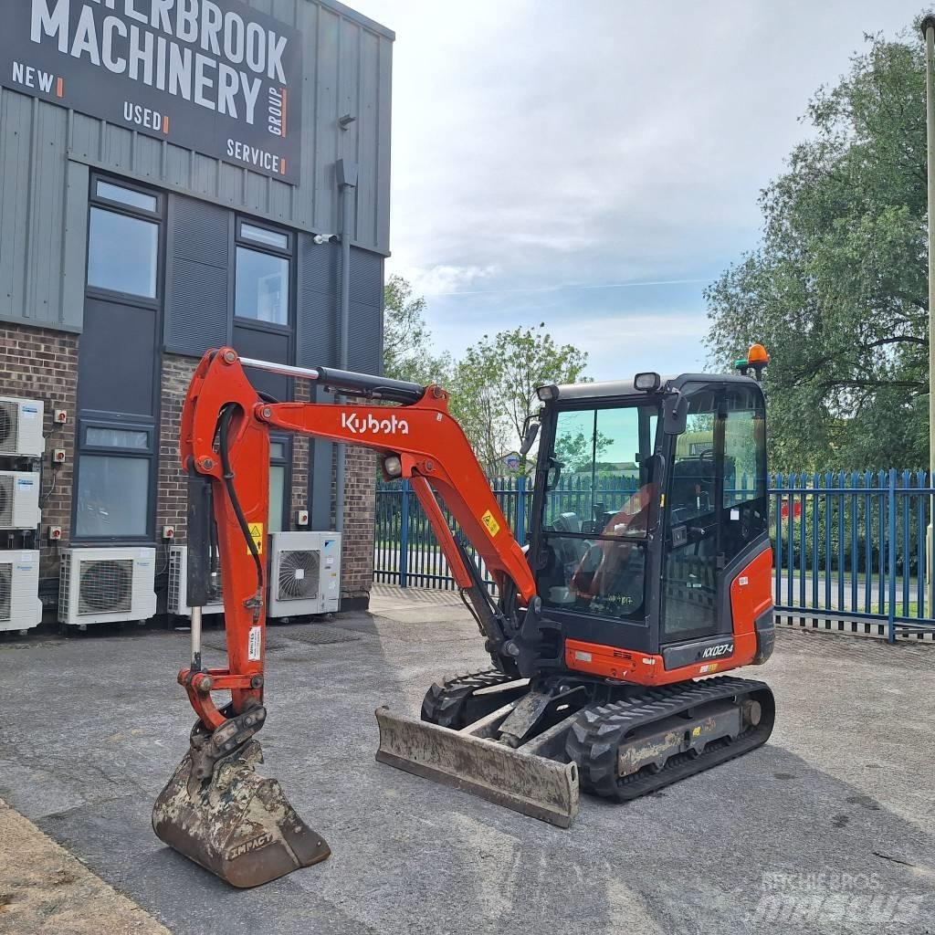 Kubota KX 027-4 Mini ekskavatörler, 7 tona dek