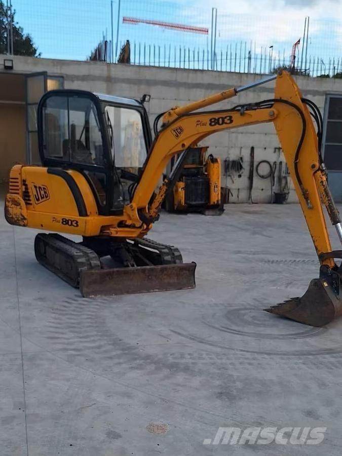JCB 803PLUS Mini ekskavatörler, 7 tona dek