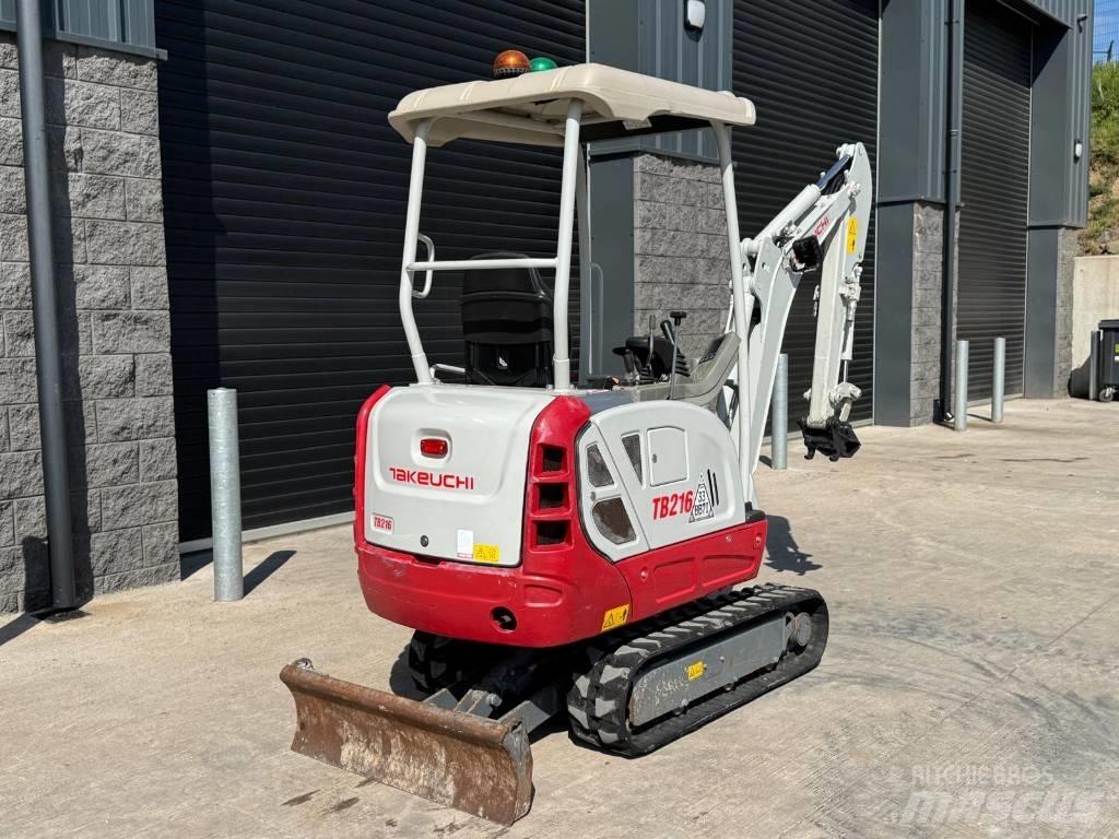 Takeuchi TB 216 Mini ekskavatörler, 7 tona dek